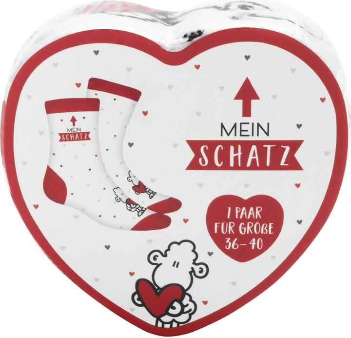 Actual product image Sheepworld Zaubersocken Motiv 'Schatz' (pack of 8, 36 - 40)