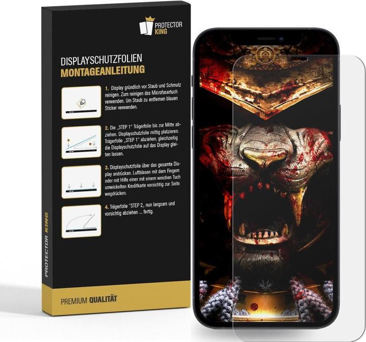 Produktbild Protectorking 3x Panzerfolie Anti-Shock HD Klar (4 Stück, Apple iPhone 11)