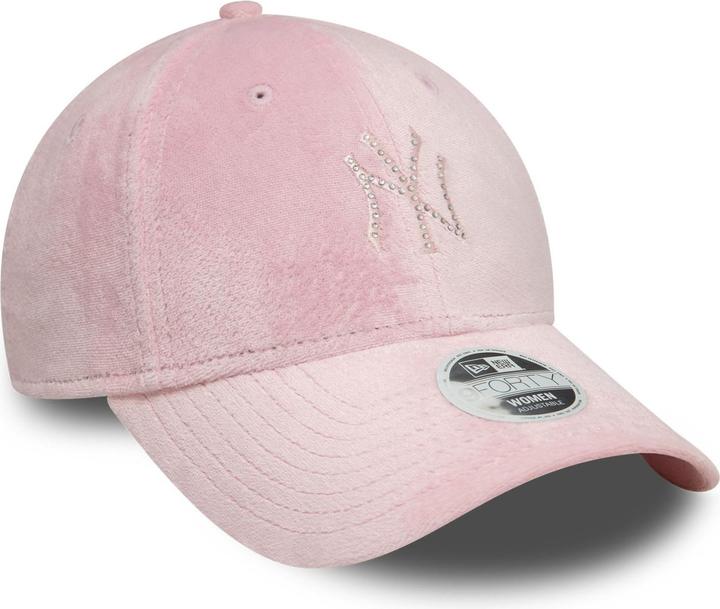 Image du produit New Era 9Forty Femme Cap - VELOUR DIAMANTE NY Yankees rose