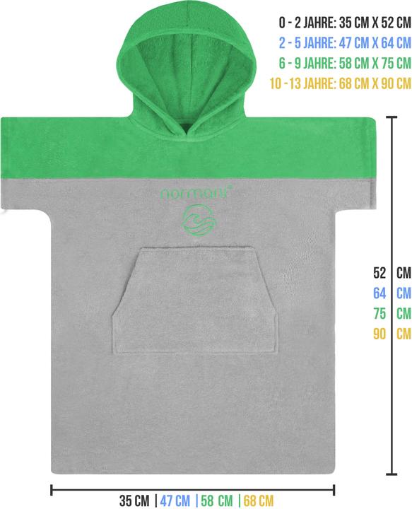 Produktbild Normani Kinder Badeponcho Puwai (10, 11, 12, 13)