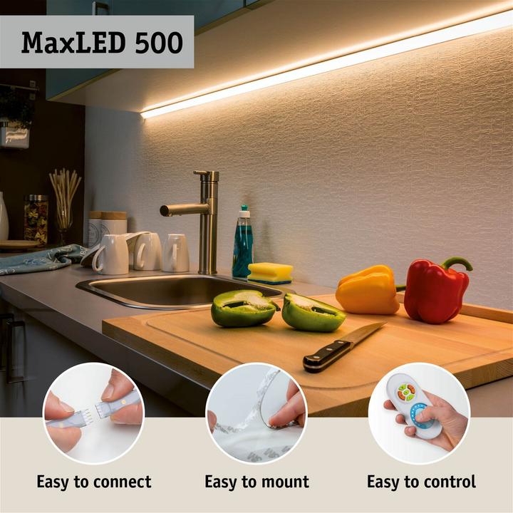 Produktbild Paulmann MaxLED 500 Full-Line COB Stripe Set (Warmweiss, 150 cm, Indoor)