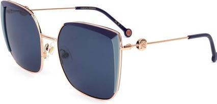 Carolina Herrera Her 0111/S Glasses Blue Azure 57 for Women
