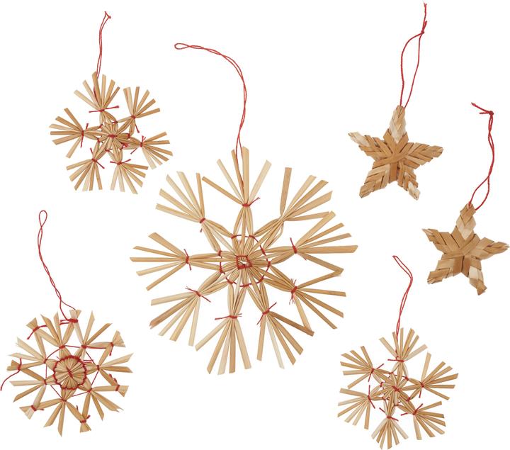 Produktbild Magni Strohsterne Sortiment 16 Stück, 5-10cm, natur
