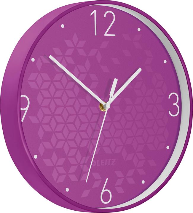 Leitz Horloge murale WOW 29cm 90150062 violet (29 cm)