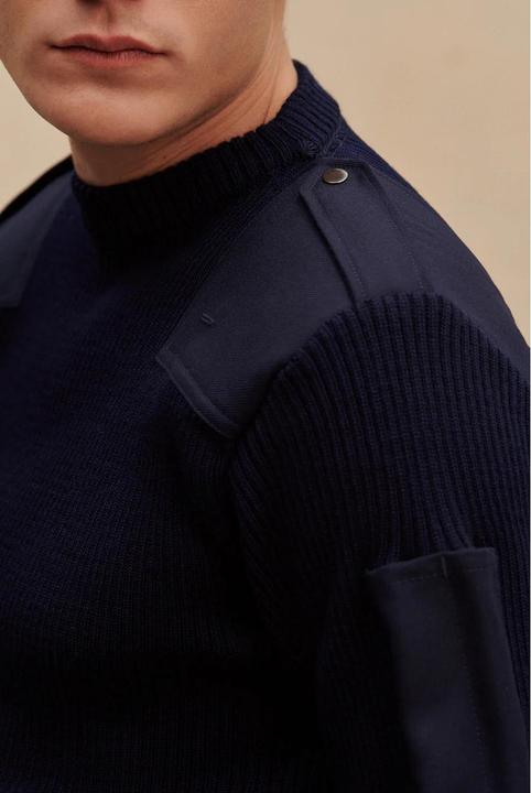 Immagine prodotto Le Minor pullover con scollo rotondo da ufficiale di grado inferiore (M)