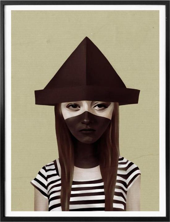 Immagine prodotto Trenddeko Ceci n'est pas un chapeau (50 x 60 cm)