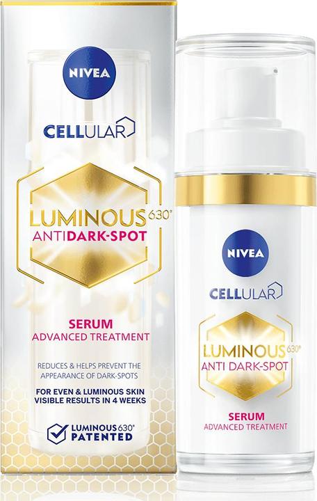 Immagine prodotto NIVEA Cellular Luminous 630 Siero di trattamento avanzato anti-macchie 30ml (30 ml)