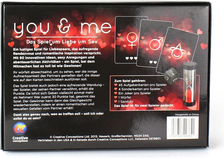 Actual product image Orion You & Me (Game of skill, German)