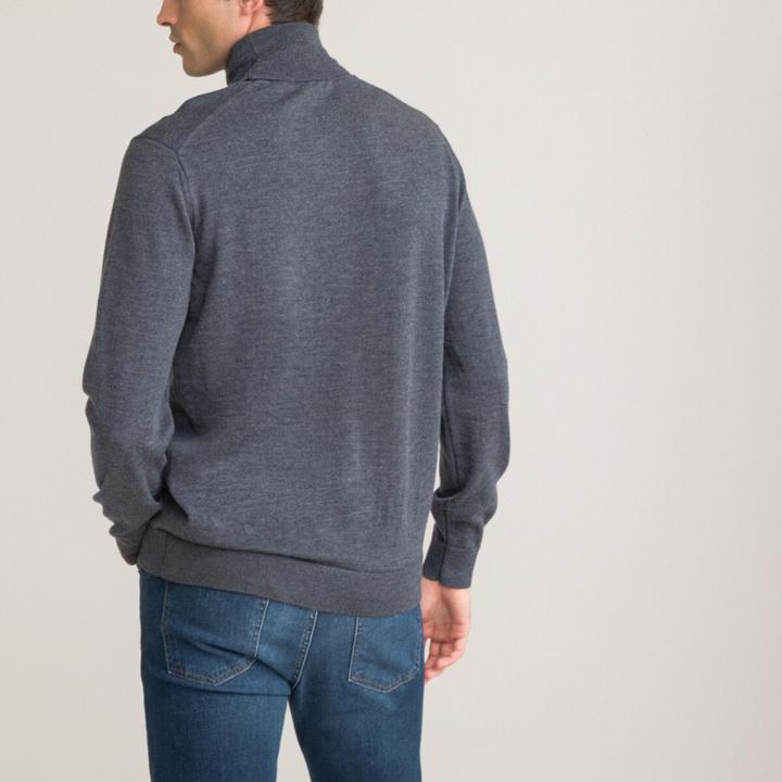 Produktbild La Redoute Collections Rollkragenpullover aus 100% Merinowolle (XL)