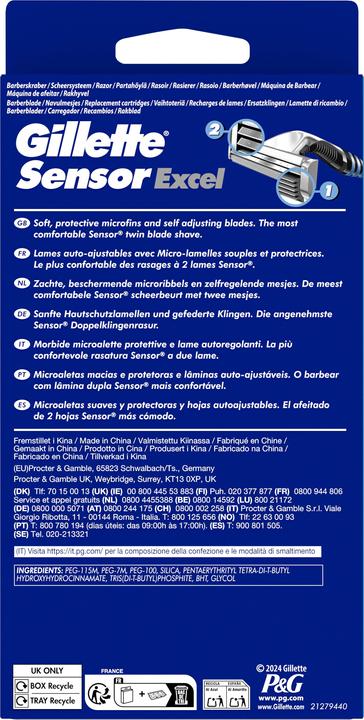 Produktbild Gillette Sensor Excel