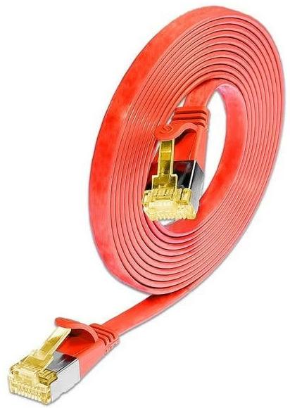 Produktbild Wirewin Slim Patchkabel: U/FTP, 50cm, rot (U/FTP, CAT6a, 0.50 m)