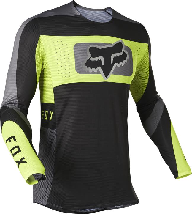 Fox Jersey 22 Flexair Mirer Blk/Ylw S (S)
