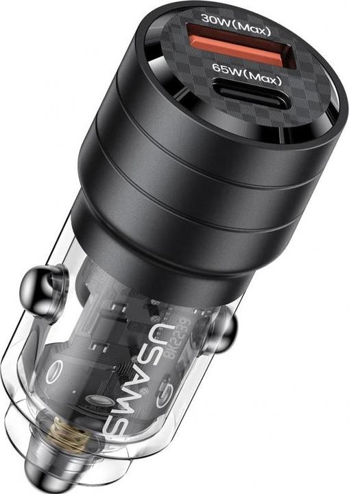 Produktbild Usams Ład. sam. C36 USB+USB-C 95W Fast Charge czarny/black CC176CC01 (US-CC176)