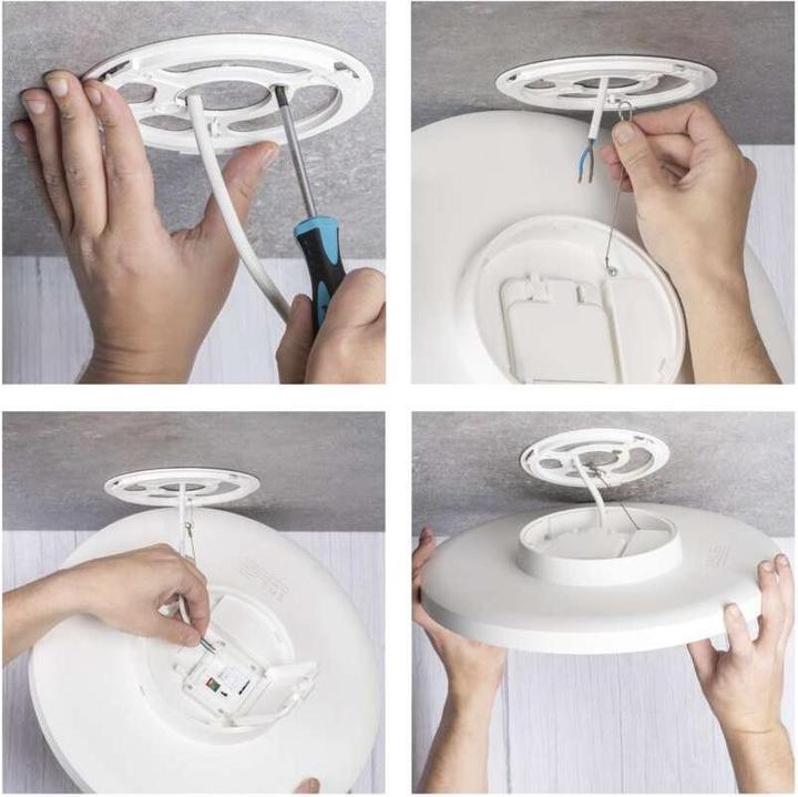 Image du produit Emos LED-Anbauleuchte DIONI rund, weiss, 18W, mit Farbtemperatur-Änderung (160 lm)