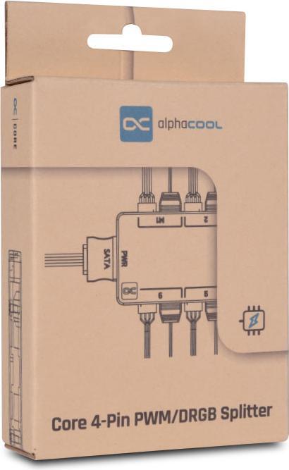 Produktbild Alphacool Core 6x 4-Pin PWM/ARGB Hub/Splitter (6 Lüfter)