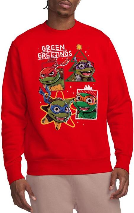 Immagine prodotto Teenage Mutant NT Green Greetings Felpa Natale Adulto Unisex (XL)