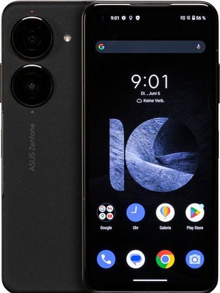 Productafbeelding ASUS Zenfone 10 (128 GB, Middernachtelijk zwart, 5.90", Dubbele SIM, 50 Mpx, 5G)