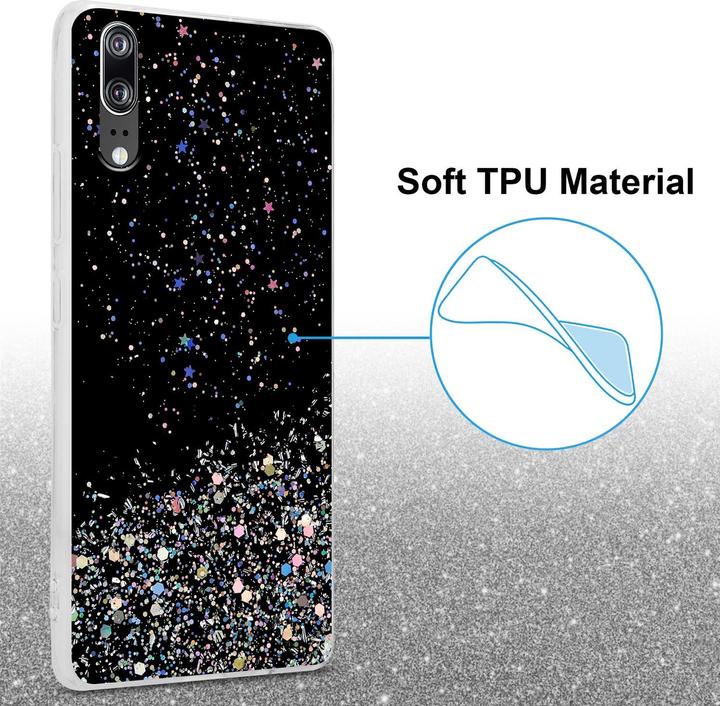 Image du produit Cadorabo Couverture TPU paillettes scintillantes (Cubot P20)