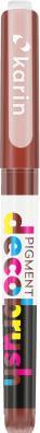 Actual product image Karin Brush marker Pigment Deco, 4 pieces (copper brown 1675U, 4 x)