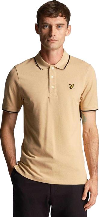 Actual product image Lyle and Scott Mens Tipped Polo Shirt (M)