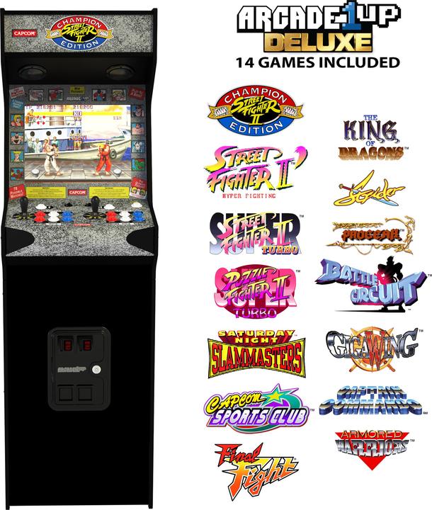 Actual product image Arcade1Up - Street Fighter Deluxe Arcade Machine