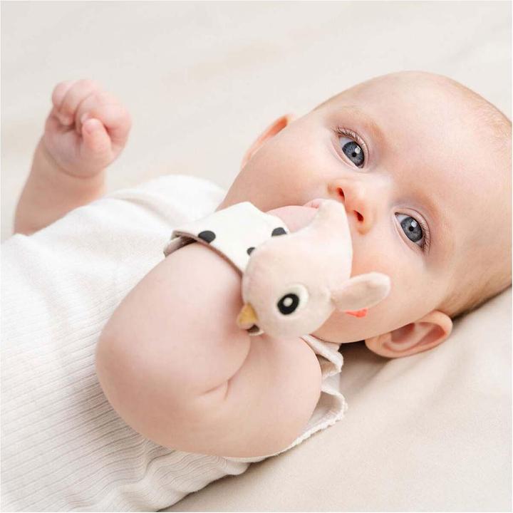 Actual product image Done by Deer Rasseln & Greiflinge Rasselarmband 2er Pack - Happy Clouds -