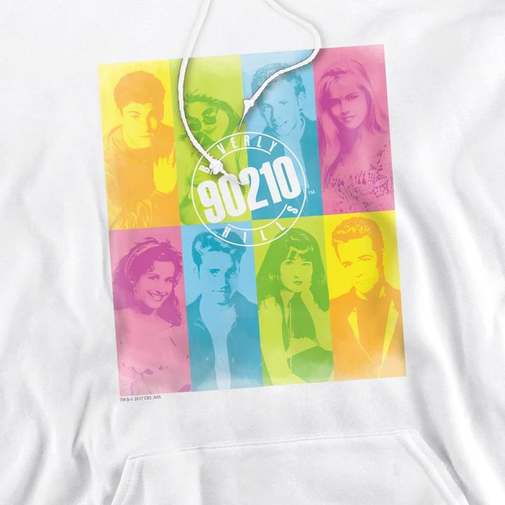 Immagine prodotto 90210 Color Block of Friends Felpa con Cappuccio Uomo (L)