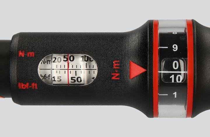 Actual product image KS Tools ERGOTORQUE®precision Insert Torque Wrench, 14x18 mm, 20-100 Nm (20 Nm, 100 Nm)