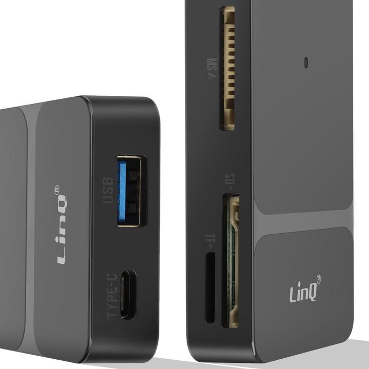 Actual product image LinQ Lightning + USB-C OTG (USB-C, 8 Ports)