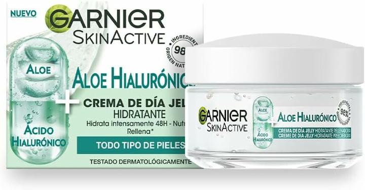 Actual product image Garnier SKINACTIVE hyaluronic aloe day cream 50 ml (50 ml, Day cream)
