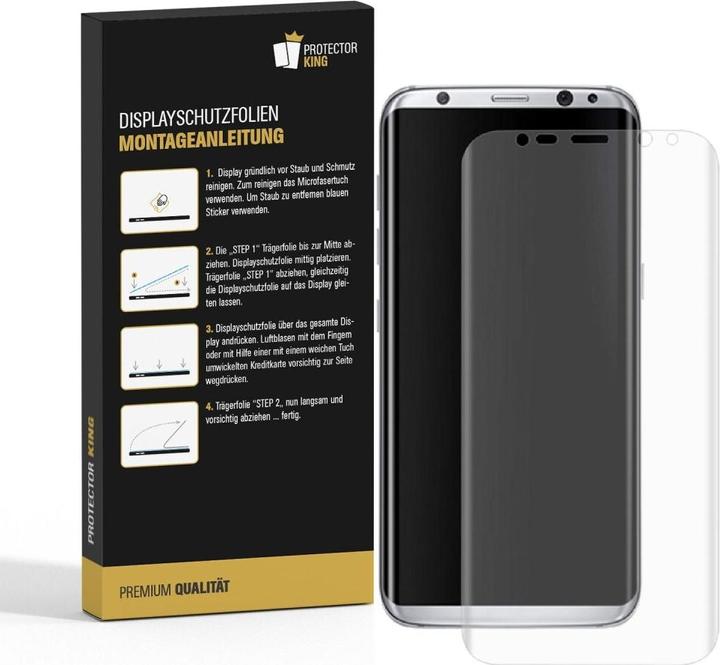Produktbild Protectorking 6x Panzerfolie Anti-Shock Full Cover HD Klar (6 Stück, Samsung Galaxy S9+)