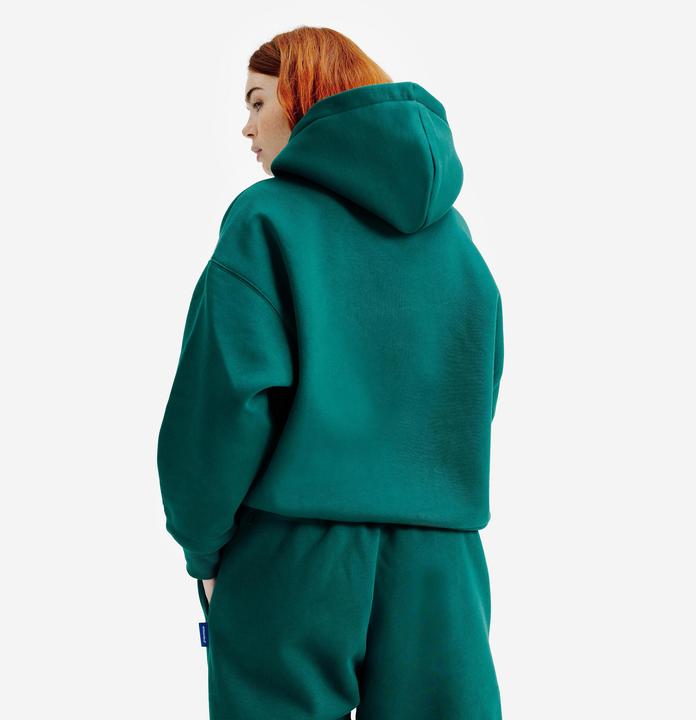 Image du produit Decathlon Sweat à capuche femme, Elementals, vert (XS)
