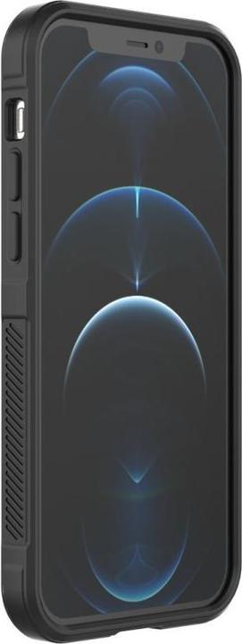 Immagine prodotto Hurtel Custodia Magic Shield per iPhone 12 Pro, cover flessibile e blindata di colore bordeaux (Apple iPhone 12 Pro)
