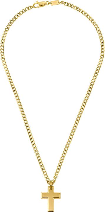 Immagine prodotto S.Oliver Collana da uomo, acciaio inox | croce (Acciaio inossidabile, 50 cm)