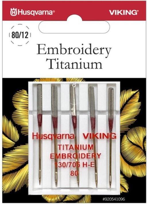Produktbild Husqvarna Sticknadel Titanium 80/12, 5 Nadeln