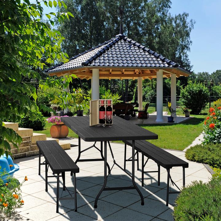 Image du produit Relaxdays Table-de-jardin (180 cm)