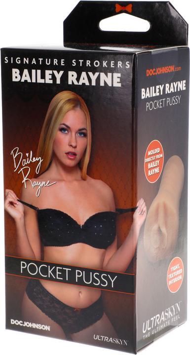 Actual product image Doc Johnson Bailey Rayne - ULTRASKYN Pocket Pussy