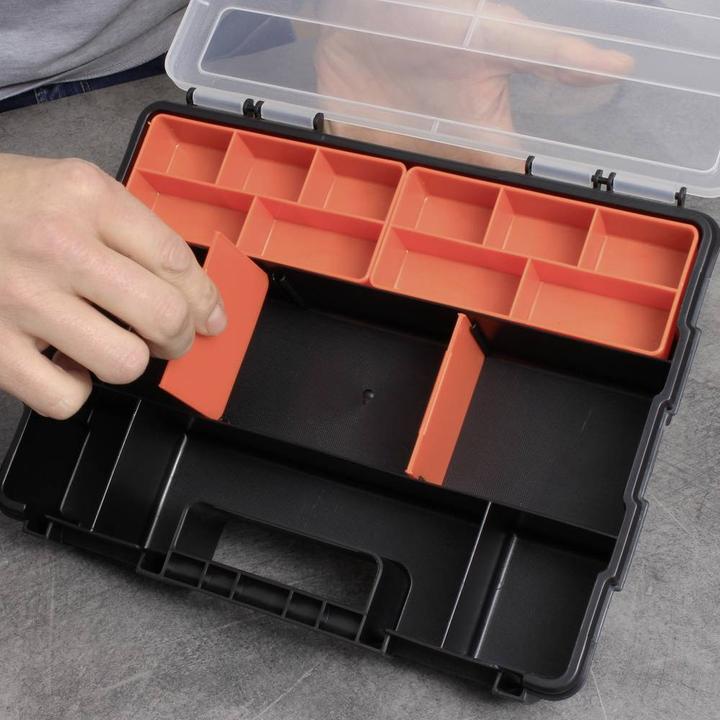 Actual product image Quadrios 23SA097 Assortment box fixed subdivision Contents 1 set