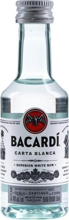 Bacardi Superior White Rum PET (1 x 5 cl)