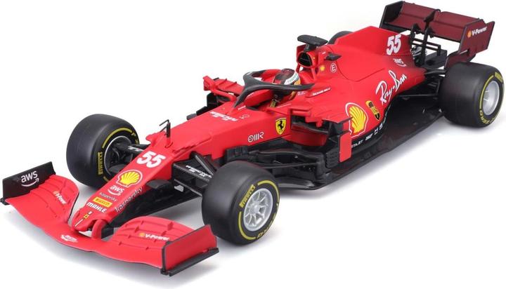 Image du produit Bburago Ferrari F1 2021 #55 Sainz 1/18