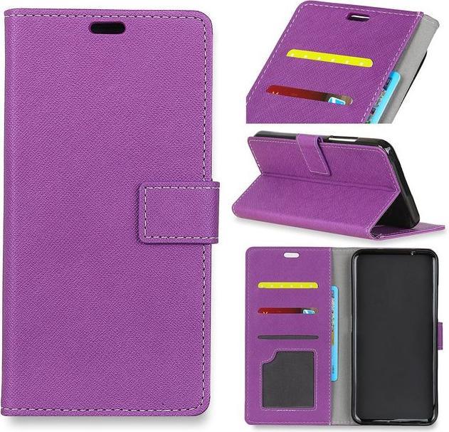 Produktbild MU Classic Leder Hülle mit Kreuzmuster (OnePlus 5T)