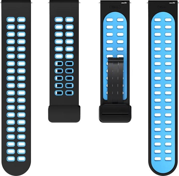 Actual product image Cbx Pure Silikon Uhrenarmband mit magnetischer Faltschliesse 22mm (22 mm, Silicone)