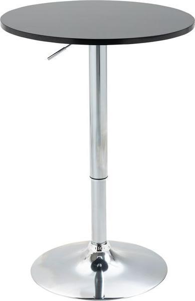 Produktbild Swisshandel24 Stehtisch, höhenverstellbar Stahl Schwarz Ø61 x 70-97 cm