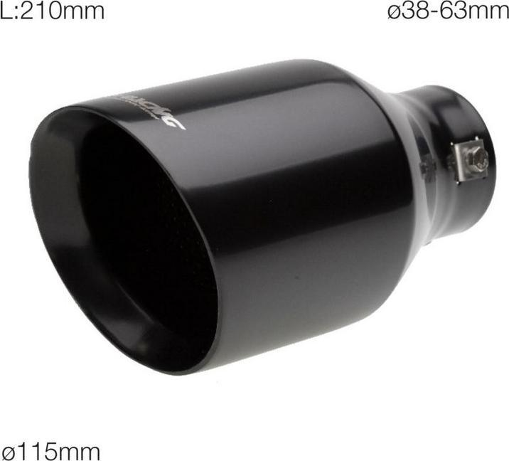 Simoni Racing Endrohrblende 115mm rund