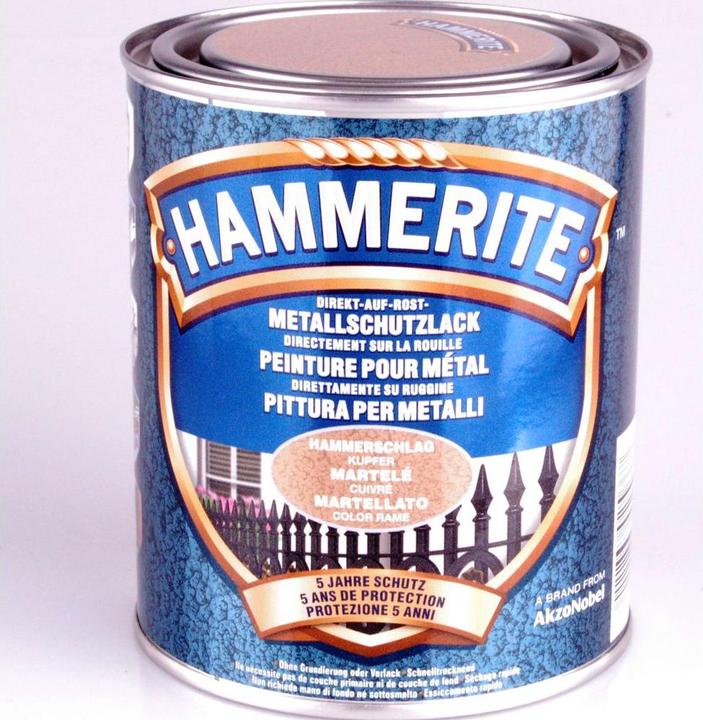 Immagine prodotto Hammerite Metall-Schutzlack Hammerschlag (750 ml, Rame)