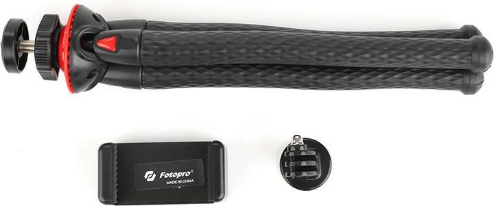 Image du produit Fotopro UFO 2 noir/rouge Trépied avec téléphone & support GoPro (Matières plastiques)
