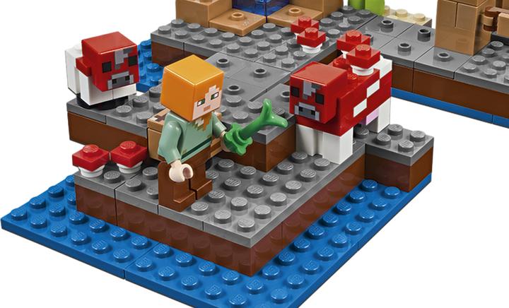 Actual product image LEGO The mushroom island (21129, LEGO Minecraft)