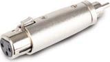 Actual product image Markenlos XLR adapter, XLR coupling/Cinch plug