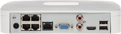 Produktbild Dahua NET VIDEORECORDER 4CH 4POE/NVR4104-P-4KS2/L (Netzteil)