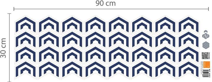 Actual product image Walplus Polygon Geometry Pattern (90 x 30 cm)